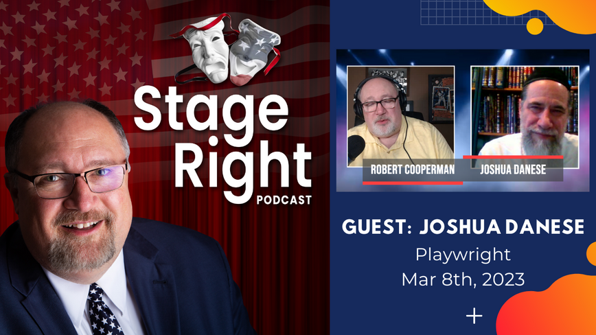 Stage right with guest Joshua Danese